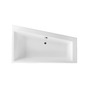 Sfera Slim wanna narożna 170x100 cm prawa, bialy połysk
