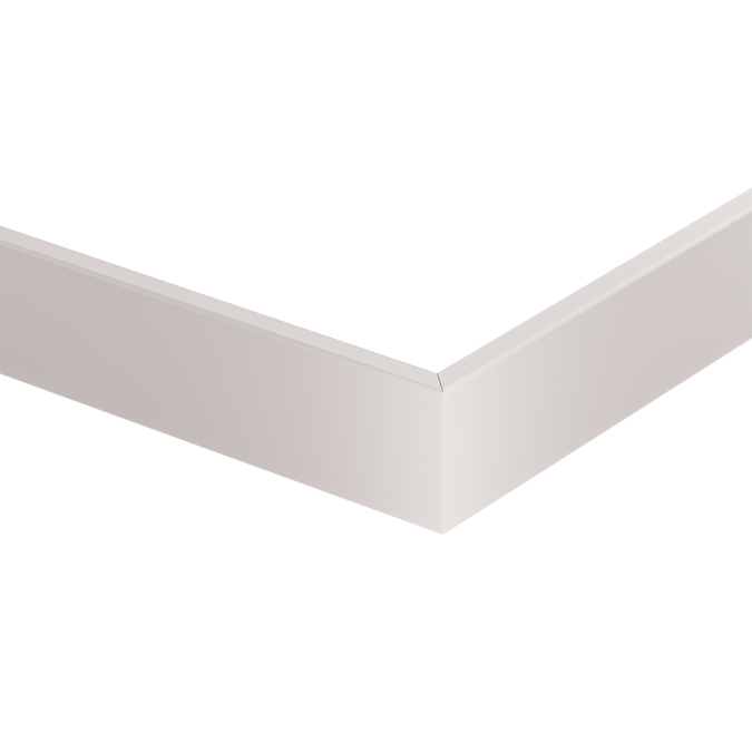 Bravo bezšuvju stūra bloks 80 mm Balta
