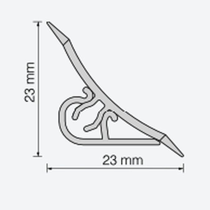 Listwa Przyblatowa PCV 3m Gold Floris
