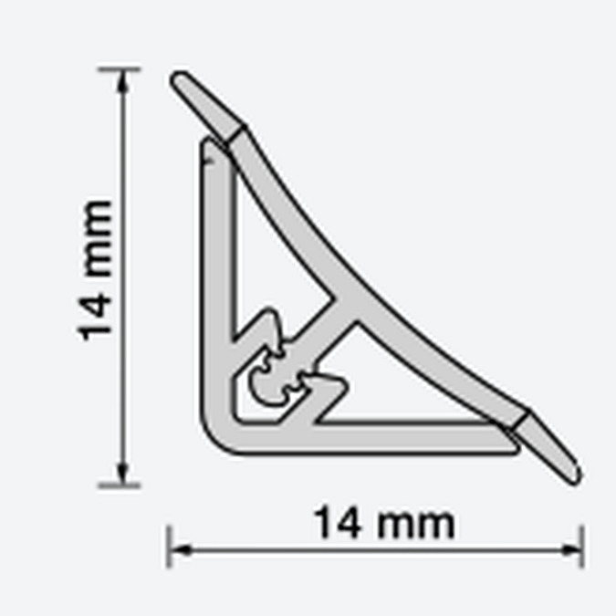 Listwa Przyblatowa PCV 3m Buk