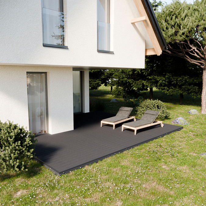 BERGDECK kompozītmateriālu ieklāšanas dēļi B150 Matēts savvaļas tīkkoks 2,4 m