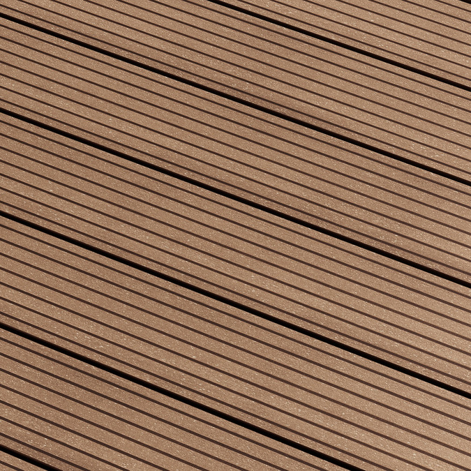 Terrace Board BERGDECK B150 Brushed Wild Teak 2.4 m