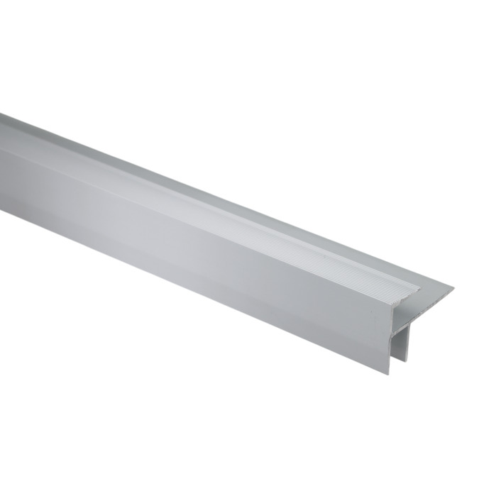 Profil schodowy aluminiowy 16×25 mm 0,9 m anodowany srebrny matowy