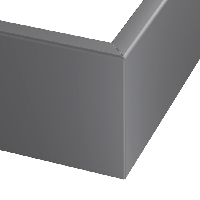 Bravo bezšuvju stūra bloks 80 mm Balta