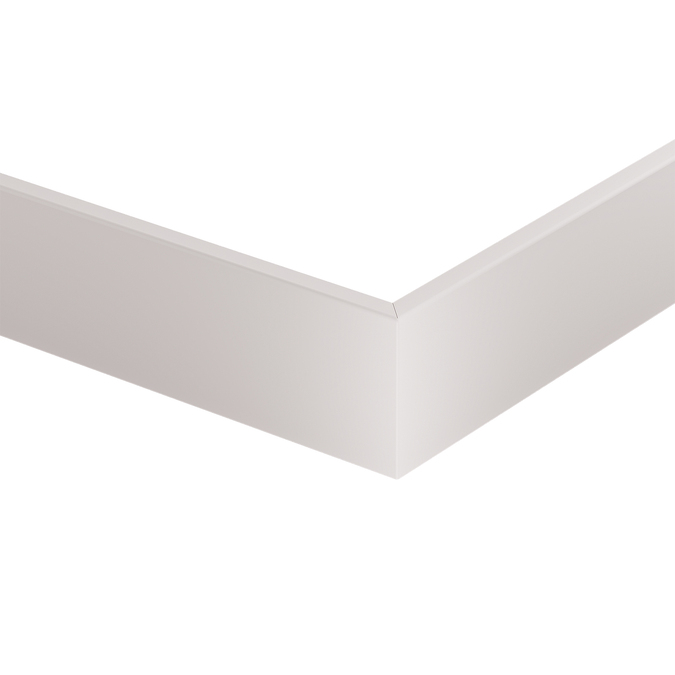 Bravo bezšuvju stūra bloks 80 mm Balta