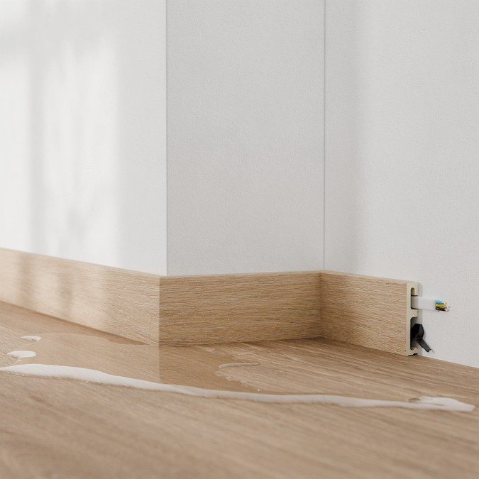 Listwa przypodłogowa Alpha 80 mm 2,4 m Aria Oak