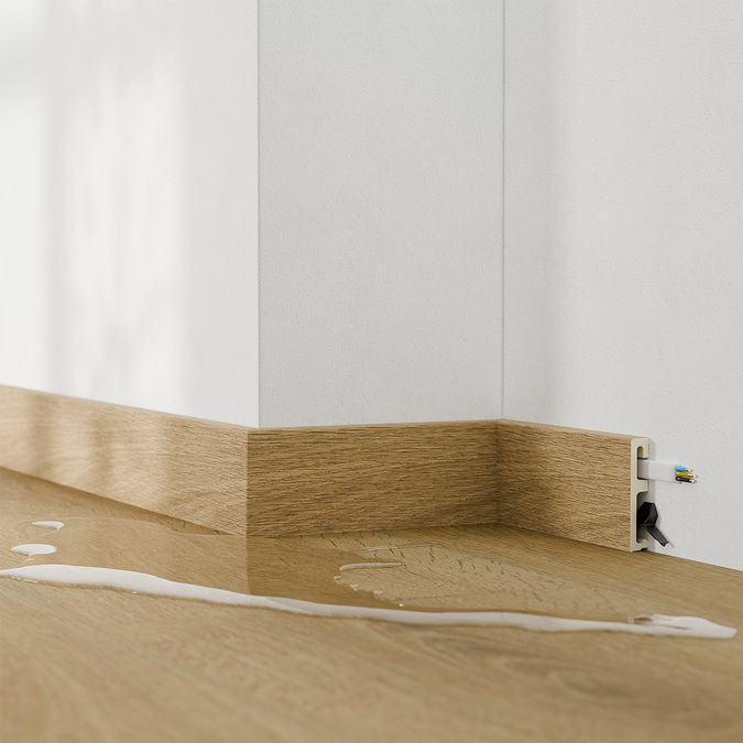 Listwa przypodłogowa Alpha 80 mm 2,4 m foxy