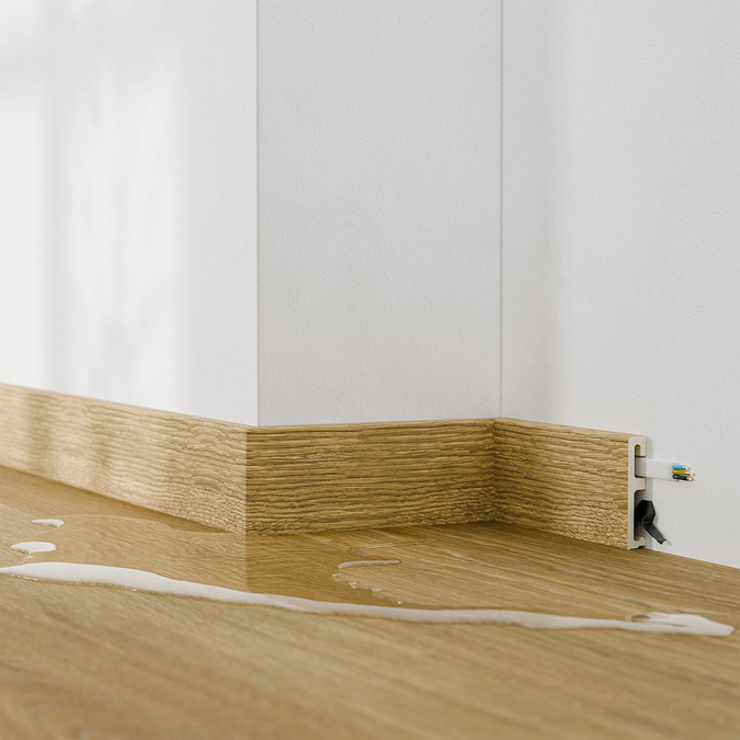 Listwa przypodłogowa Alpha 80 mm 2,4 m Mint Oak