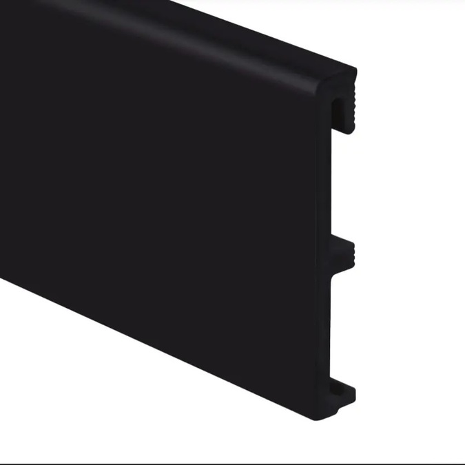 Listwa przypodłogowa Alpha 100mm 2,4 m Czarna